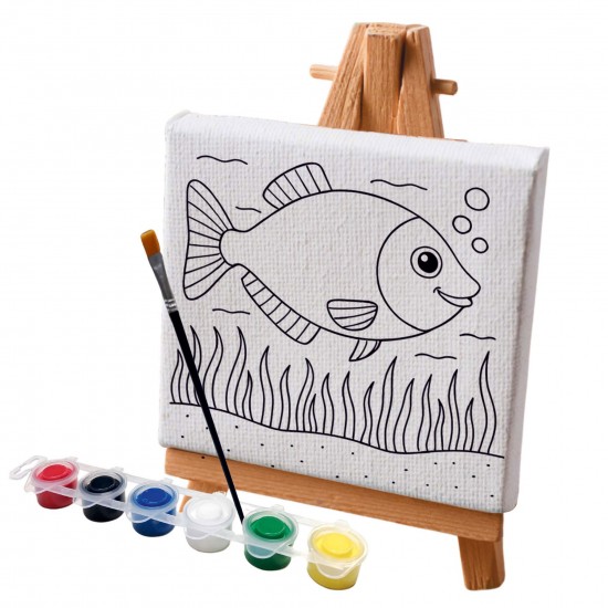 TUVAL BOYAMA SETİ BALIK1