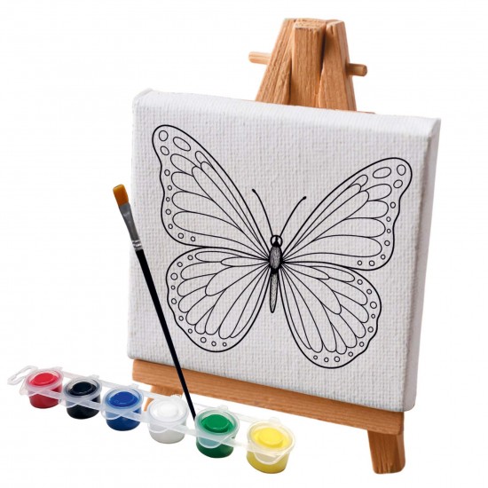TUVAL BOYAMA SETİ KELEBEK