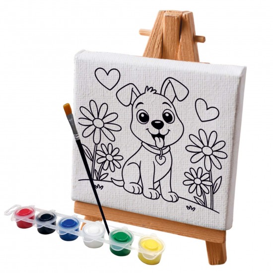 TUVAL BOYAMA SETİ KÖPEK
