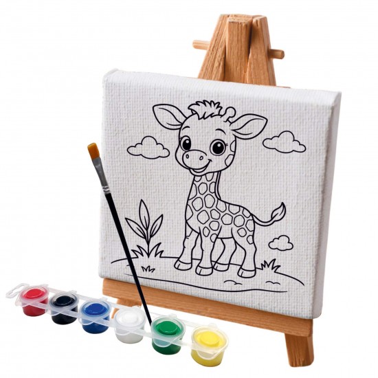 TUVAL BOYAMA SETİ ZÜRAFA