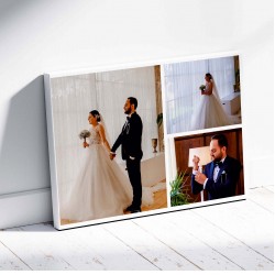 3 Fotograflı Kanvas Tablo Yatay