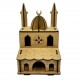 3D Ahşap Camii Boyama Gece Lambası Set 