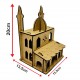 3D Ahşap Camii Boyama Gece Lambası Set 