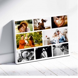 8 Fotograflı Kanvas Tablo 2 Yatay