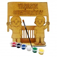 Ahşap Boyama Seti 29 Ekim Anıtkabir Model1