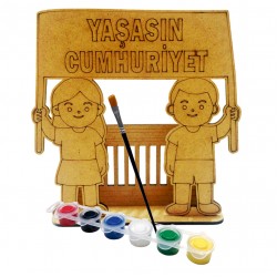 Ahşap Boyama Seti 29 Ekim Anıtkabir Model1