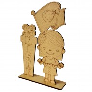 Ahşap Boyama 23 Nisan Bayrak Kalp Model3 NS8 Ahşap Boyama 23 Nisan Bayrak Kalp Model3 NS8