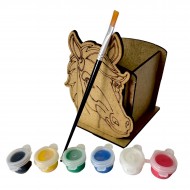 Ahşap Boyama Seti At Kalemlik