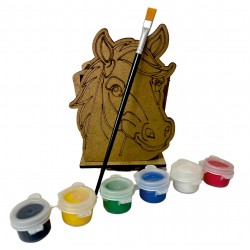 Ahşap Boyama Seti At Kalemlik