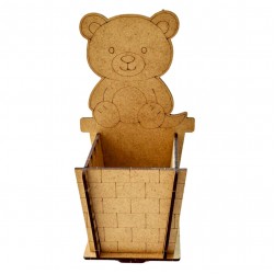 Ahşap Boyama Seti Ayıcık1 Kalemlik