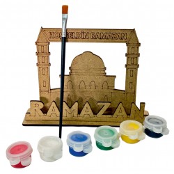 Ahşap Boyama Seti Hoşgeldin Ramazan