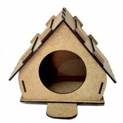 Ahşap Boyama Seti Kuş Sade Evi