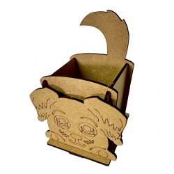 Ahşap Boyama Seti Köpek Sade Kalemlik