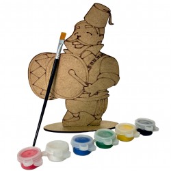 Ahşap Boyama Seti Ramazan Davulcusu