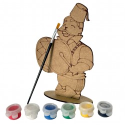 Ahşap Boyama Seti Ramazan Davulcusu