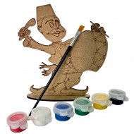 Ahşap Boyama Seti Ramazan Davulcusu 2Model