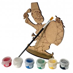 Ahşap Boyama Seti Ramazan Davulcusu 2Model