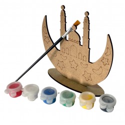 Ahşap Boyama Seti Ramazan Özel Camii Hilal