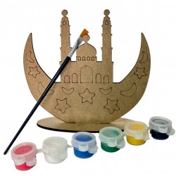 Ahşap Boyama Seti Ramazan Özel Camii Hilal