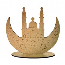 Ahşap Boyama Ramazan Özel Camii Hilal