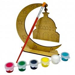Ahşap Boyama Seti Ramazan Özel Camii Hilal Sarkaç