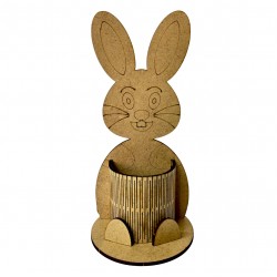 Ahşap Boyama Seti Tavşan Sade Kalemlik