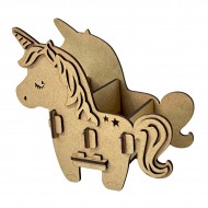 Ahşap Boyama Seti Unicorn Sade Kalemlik