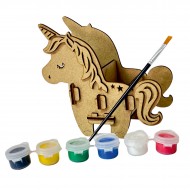 Ahşap Boyama Seti Unicorn Kalemlik