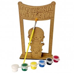 Ahşap Boyama Seti Yaşasın 23 Nisan  Model NS5