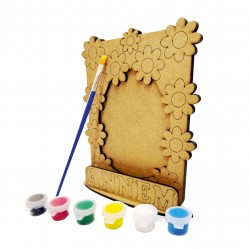 Ahşap Boyama Seti Anneler Günü Çerçeve 4