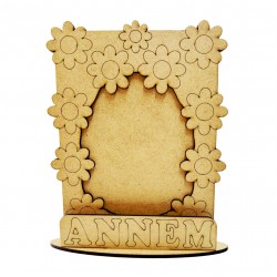 Ahşap Boyama Anneler Günü Çerçeve 4