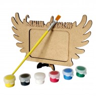 Ahşap Boyama Seti Çerçeve Anneler Günü Özel Model 2 Ahşap Boyama Seti Çerçeve Anneler Günü Özel Model 2