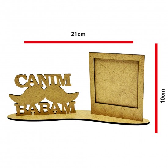 Ahşap Boyama Seti Çerçeve Canım Babam Ahşap Boyama Seti Çerçeve Canım Babam