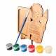 Ahşap Boyama Seti Çerçeve Okulda İlk Günüm Kalem