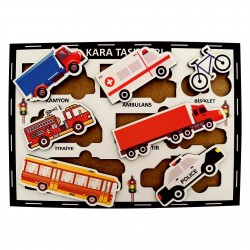 Ahşap Bul Tak Eğitim Puzzle 6 Takım Set 