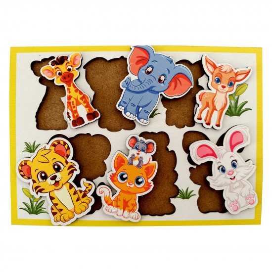 Ahşap Bul Tak Eğitim Puzzle Orman Hayvanlar Ahşap Bul Tak Eğitim Puzzle Orman Hayvanlar