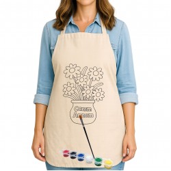 Anneler Günü Boyama Mutfak Önlüğü Seti Model1
