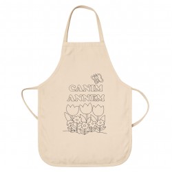 Anneler Günü Boyama Mutfak Önlüğü Seti Model10