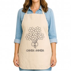 Anneler Günü Boyama Mutfak Önlüğü Boyasız Model11