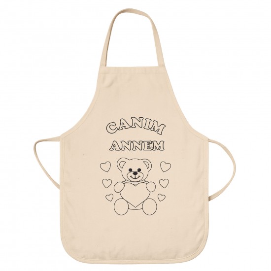 Anneler Günü Boyama Mutfak Önlüğü Seti Model13