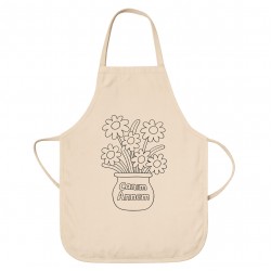 Anneler Günü Boyama Mutfak Önlüğü Seti Model1