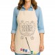 Anneler Günü Boyama Mutfak Önlüğü Seti Model2