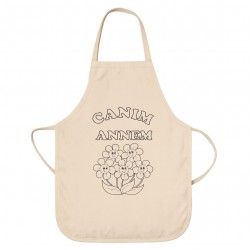 Anneler Günü Boyama Mutfak Önlüğü Seti Model8