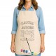 Anneler Günü Boyama Mutfak Önlüğü Seti Model9