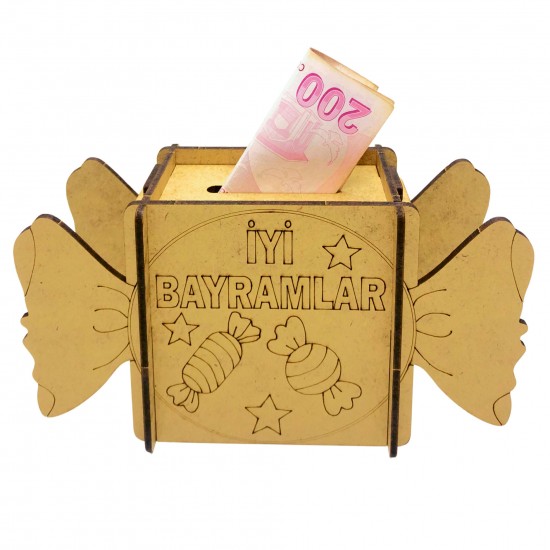 Bamrama Özel Ahşap Boyama Kumbara Hediye Bamrama Özel Ahşap Boyama Kumbara Hediye