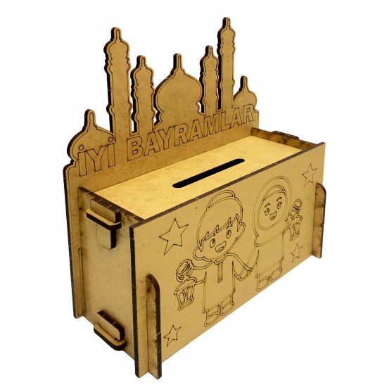 Bamrama Özel Ahşap Camii Boyama Kumbara Hediyelik Bamrama Özel Ahşap Camii Boyama Kumbara Hediyelik