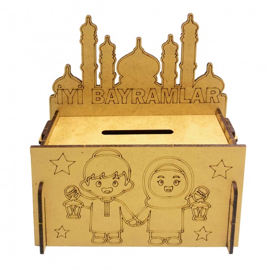 Bamrama Özel Ahşap Camii Boyama Kumbara Hediyelik Bamrama Özel Ahşap Camii Boyama Kumbara Hediyelik