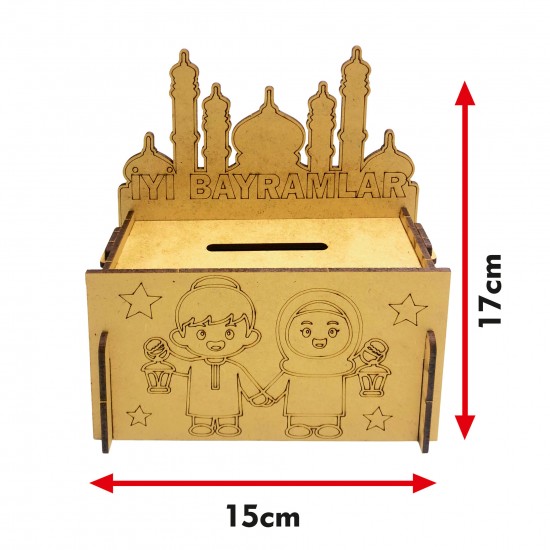 Bamrama Özel Ahşap Camii Boyama Kumbara Hediyelik Bamrama Özel Ahşap Camii Boyama Kumbara Hediyelik