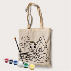 Bez Çanta Boyama Kepce Desen Set