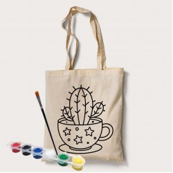 Bez Çanta Boyama Kupa Desen Boyama Set